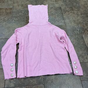 💥Any 2 for $20💥 Pink Turtleneck Sweater